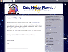 Tablet Screenshot of kidsmusicplanet.com